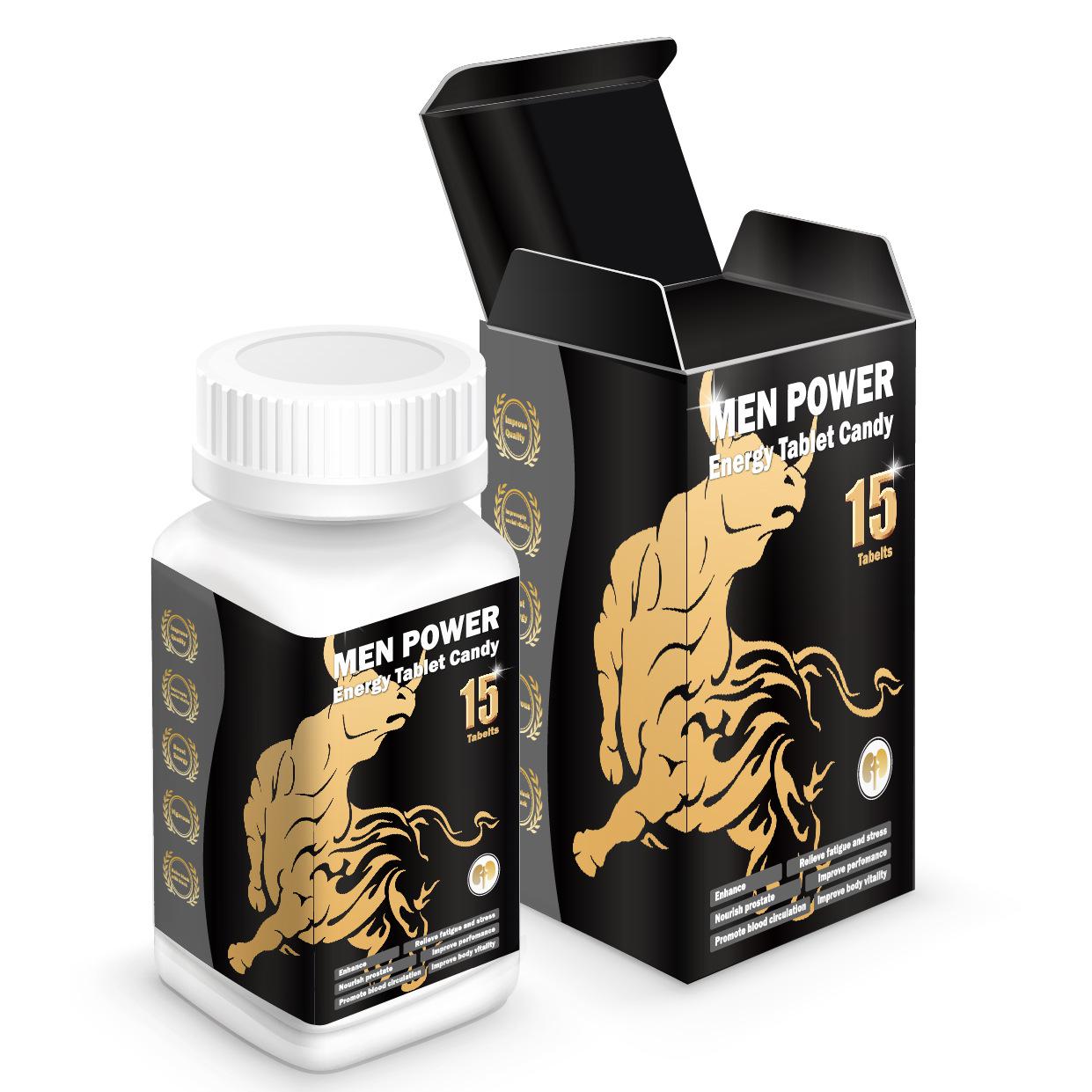 Men Power Energy Tablet Candy外貿男性壓片糖果代加工跨境定制